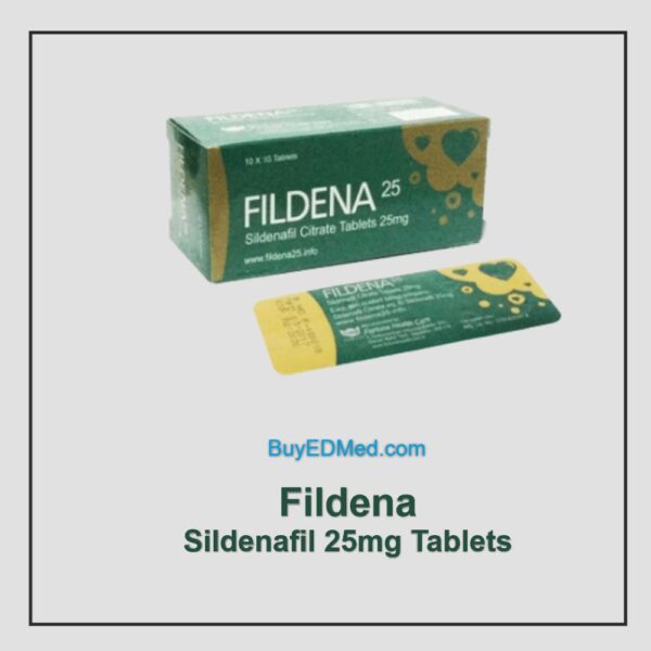 Fildena 25mg (Sildenafil) Tablets