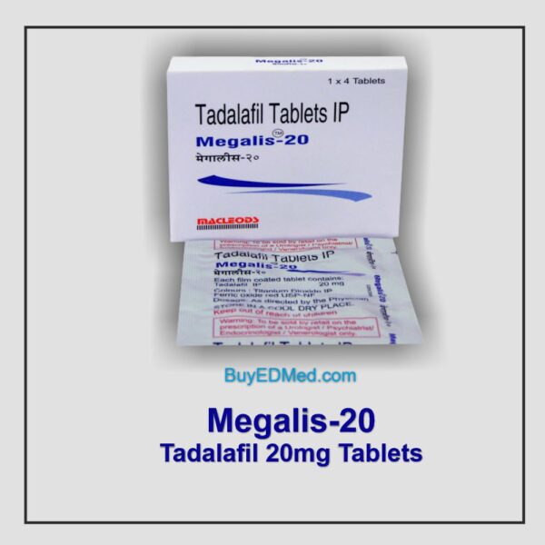 Megalis 20mg (Tadalafil) Tablets