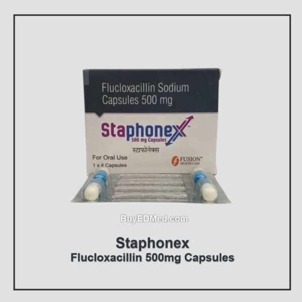 Flucloxacillin 500mg Staphonex Capsules Buyedmed Online Pharmacy Save Time Save Money