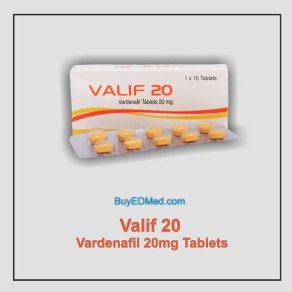 Valif 20mg (Verdenafil) Tablets