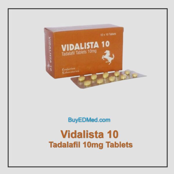 Vidalista 10mg (Tadalafil) Tablets