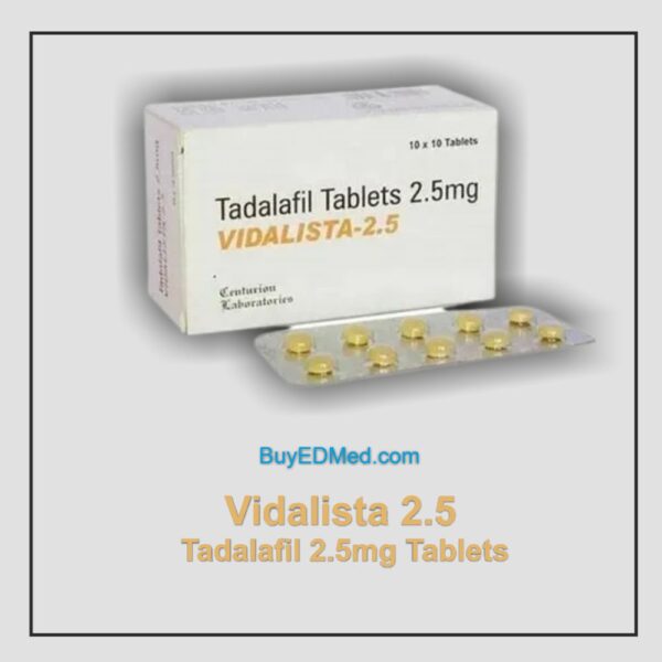 Vidalista 2.5mg (Tadalafil) Tablets