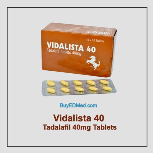 Vidalista 40mg (Tadalafil) Tablets