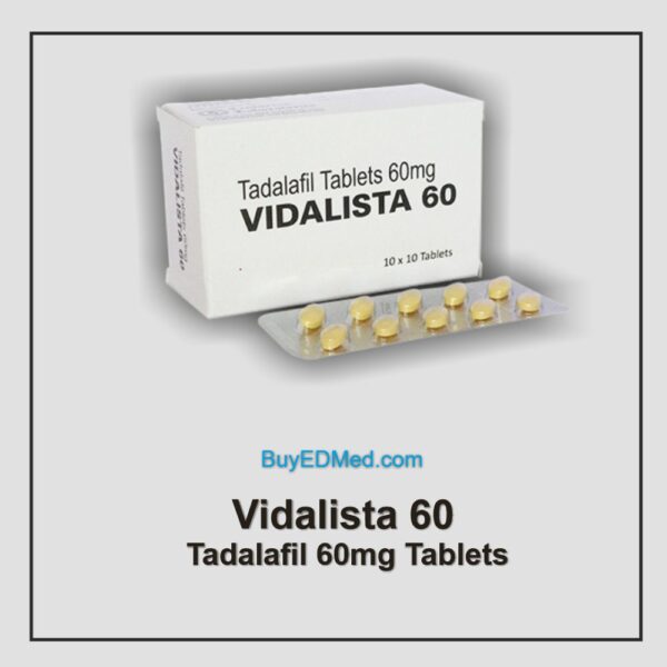 Vidalista 60mg (Tadalafil) Tablets