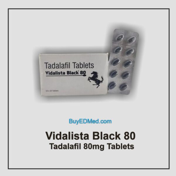 Vidalista Black 80mg (Tadalafil) Tablets