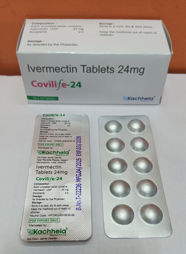 Ivermectin 24mg (Covilife 24mg) Tablets